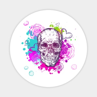 Skull Art Magnet